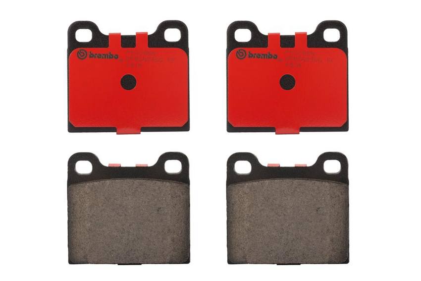 Mercedes Disc Brakes Kit -  Brembo Pads Rear (Ceramic) 0014200620 - Brembo P50066N